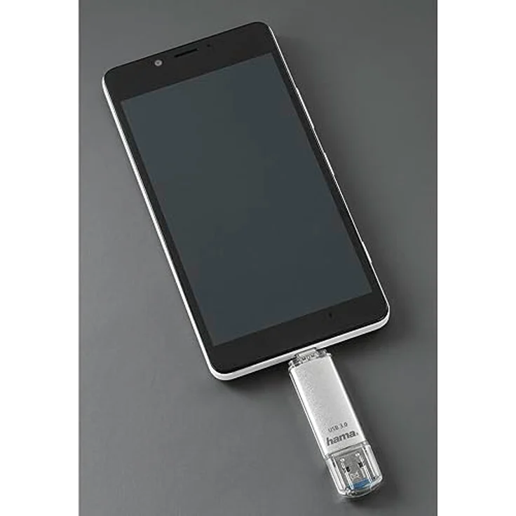 Hama 16GB USB-Speicherstick mit USB 3.0&USB 3.1-Type-C (2-in-1 USB-Stick, z.B. für Android Handy, Tablet, Computer, Notebook, MacBook, OTG, 40MB-s) USB-Typ-C Handy-Stick, Doppel Memory-Stick silber – Bild 6