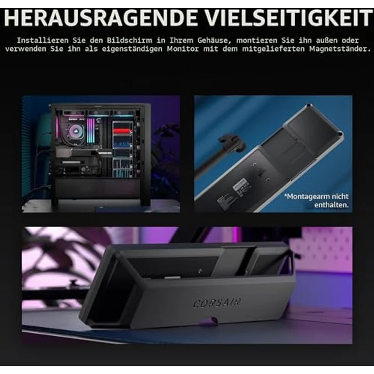 Corsair XENEON EDGE schwarz, LCD-Monitor – Bild 3