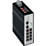 Wago 852-103 Industrial-Switch 8 Ports (10 Ports), Netzwerk Switch, Schwarz