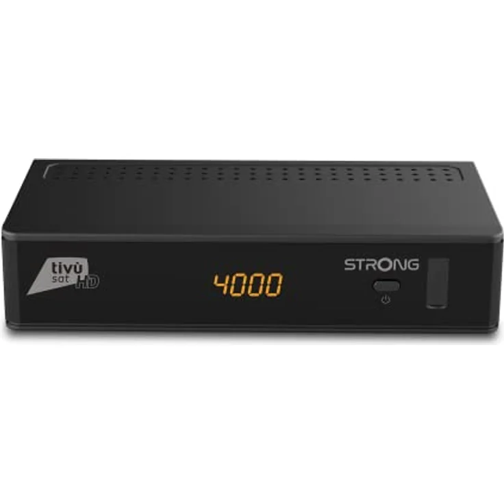 STRONG tivùsat HD SRT7807 Set-Top-Box, 2 Meter HDMI 2.1 Kabel, SmartCard, Schwarz – Bild 3