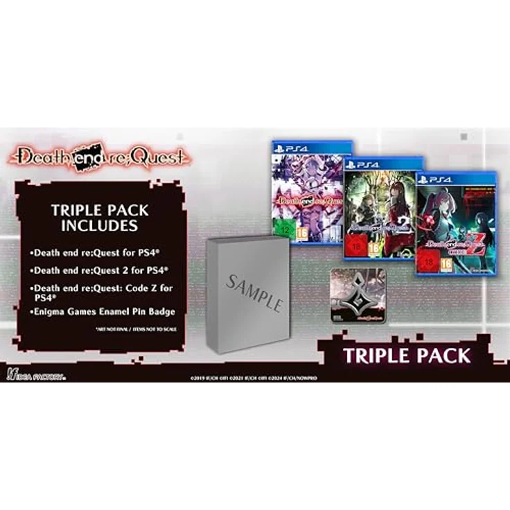 Reef Entertainment Death end re;Quest/Death end re;Quest 2/Death end re;Quest: Code Z - Triple Pack, PS4, Turn-Based RPGs mit genrewechselnden Kampfmechaniken und explorativen Dungeons – Bild 1