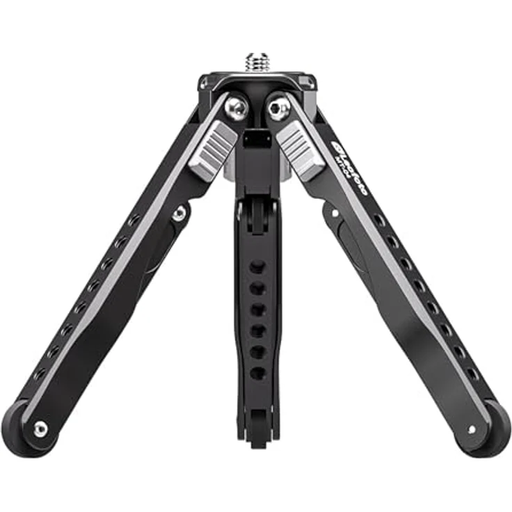 Leofoto Pocket Mini Tripod MT-04, Tischstativ mit variabler Höhe von 120mm bis 370mm, Tragfähigkeit 5kg, Packmaß 25cm – Bild 4