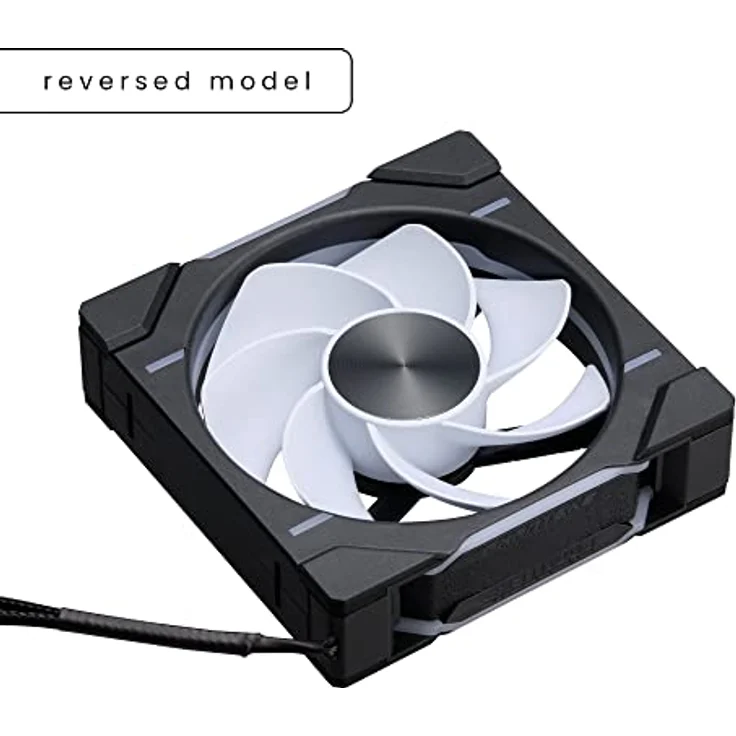 Phanteks D30 PWM Reverse Airflow D-RGB Lüfter - 120 mm, schwarz - Preisvergleich – Bild 2