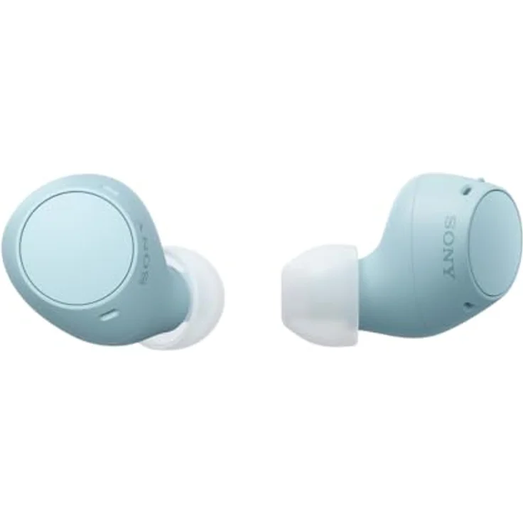 Sony WF-C510 Truly Wireless Kopfhörer - Klein, leicht, Bluetooth In-Ear Kopfhörer mit Multipoint Connection, Ambient Sound, IPX4 Bewertung, Spotify Tap, Quick Charge, 22 Std Akku, iOS & Android - Blau – Bild 2