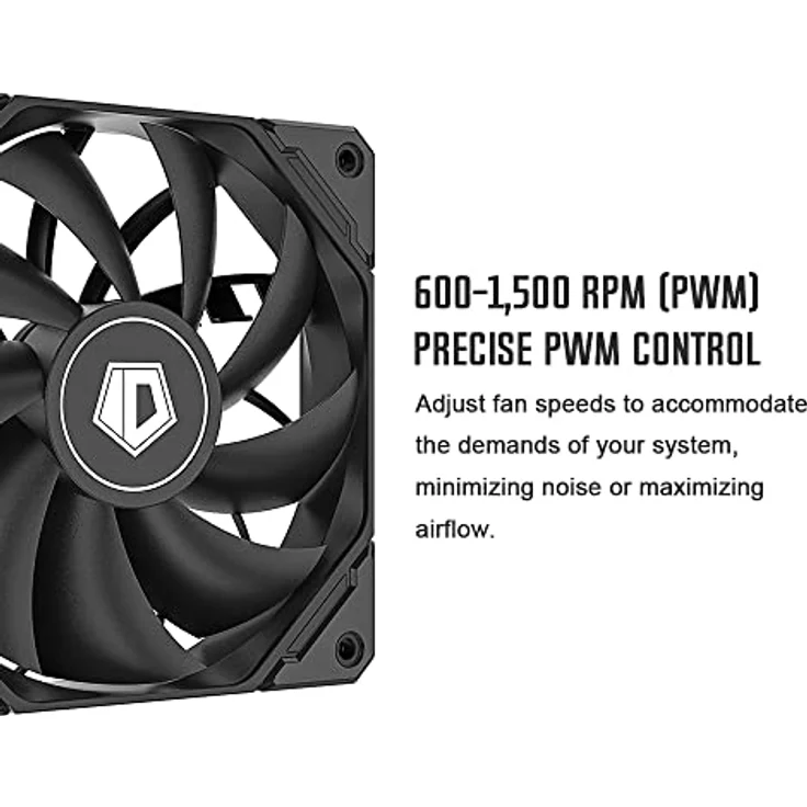 ID-Cooling SE-224-XTS, CPU Kühler mit 220W TDP, 120mm PWM-Lüfter und leiser Betrieb, kompatibel mit Intel und AMD – Bild 5