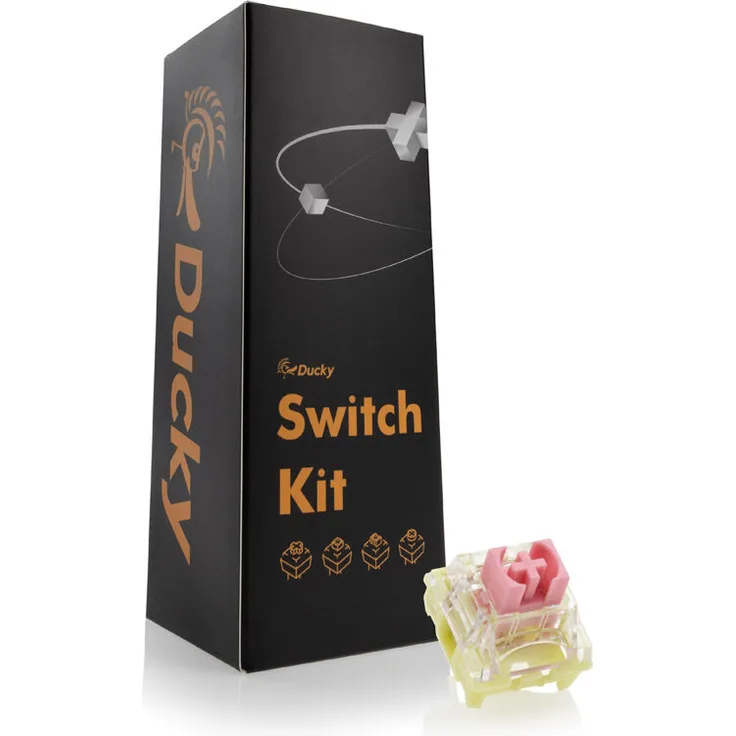 Ducky TTC Gold Pink Switch, mechanisch, 3-Pin, linear, MX-Stem, 37g - 110 Stück