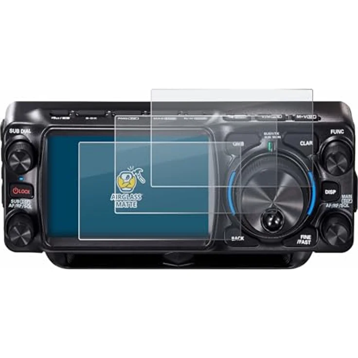 BROTECT Entspiegelungs Schutzglas für Yaesu FTX-1, 3 Stück, extrem kratzfest 9H, Anti-Reflex, Anti-Fingerprint, matt – Bild 2