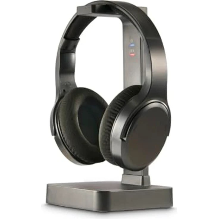 Hama TV Kopfhörer Over-Ear mit 2,4 GHz Funkstation und Bluetooth, Lautstärkeregler, geschlossene Bauweise – Bild 2