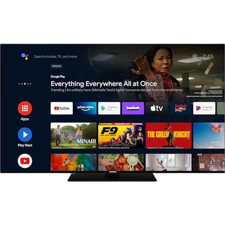 TELEFUNKEN Android TV 65 Zoll Fernseher (4K UHD Smart TV, HDR Dolby Vision, Triple-Tuner, Dolby Atmos) D65U750X2CW [2024]