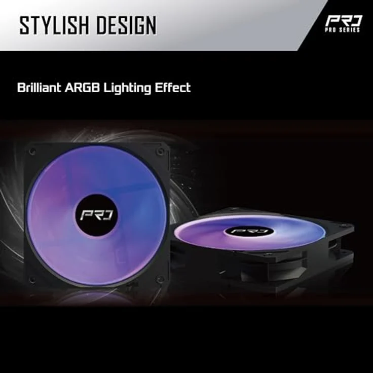 ASRock Pro 360 ARGB Black, AiO-Wasserkühlung mit 360mm Radiator, 3x 120mm Lüfter, kompatibel mit Intel LGA1851 / LGA1700 und AMD AM5 / AM4 – Bild 5