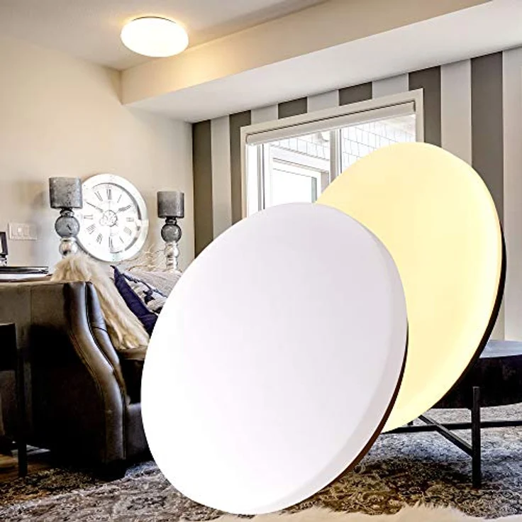 max K O M F O R T LED Deckenleuchte GALA-RM 24W rund warmweiß 3000K Modern und schlicht 1800 Lumen – Bild 3