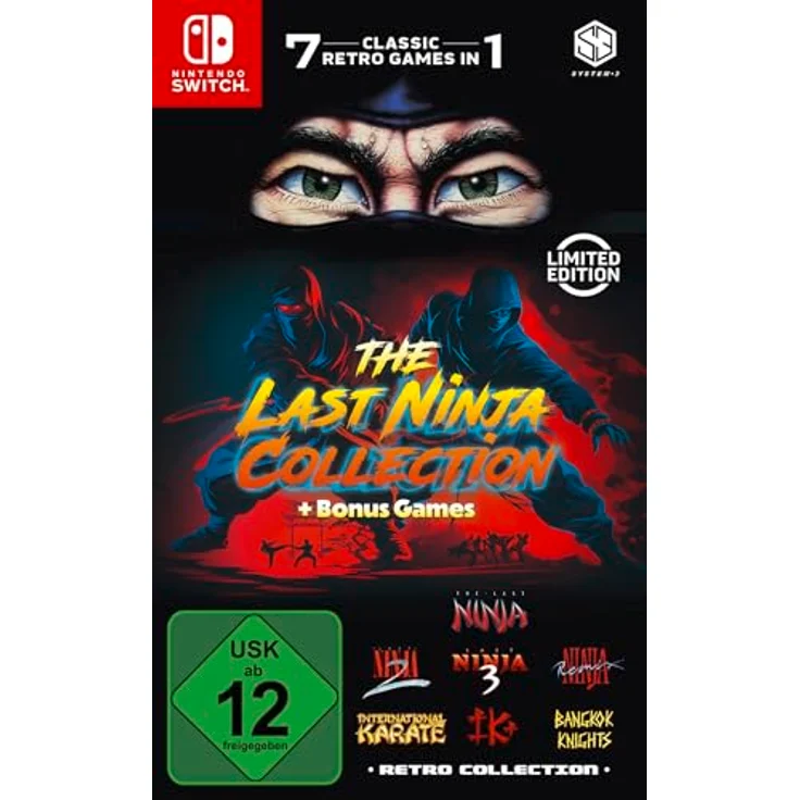 Merge Games The Last Ninja Collection + Bonus Games, Nintendo Switch Game mit 7 Retro-Klassikern, emulierte Versionen für C64, Spectrum und Amiga – Bild 2