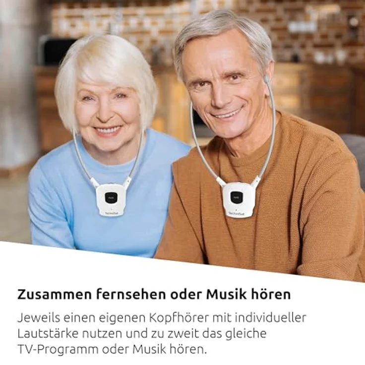 TechniSat STEREOMAN ISI 3 - Kopfhörer (Zweithörer, kabelloser Stereo-Funkkopfhörer inkl. Akku, 2.4 GHz Funktechnologie, weiß) – Bild 4