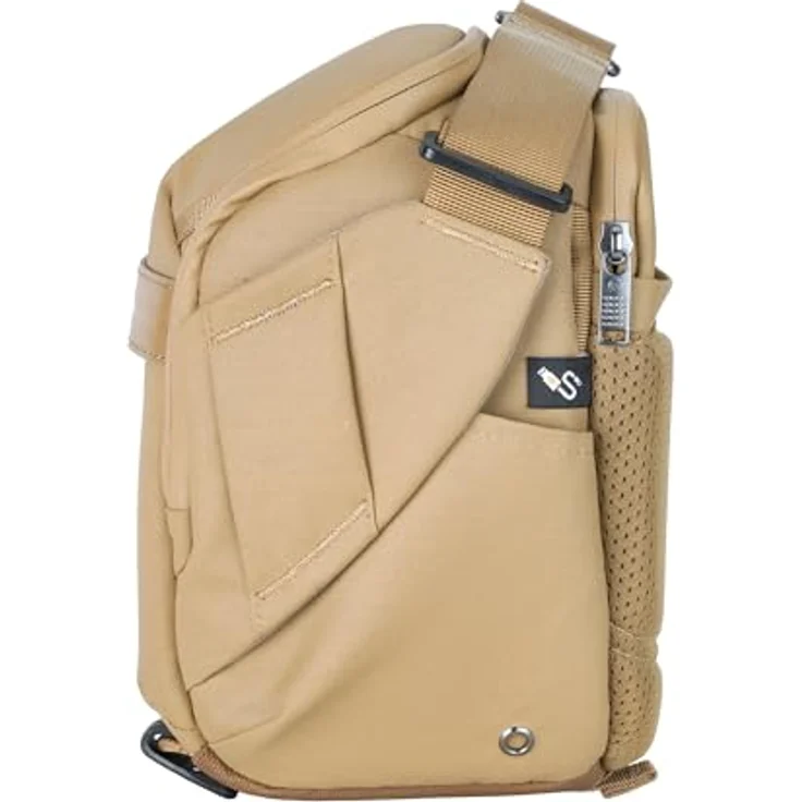 Vanguard Veo Metro S7l Bg, Kamera Schultertasche mit 7 l Volumen, wasser- und UV-beständig, beige – Bild 4