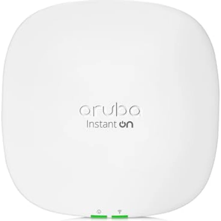 Aruba Instant On AP25 802.11ax 4x4 Wi-Fi 6 Access Point | RW Rest-of-World Model | Power Source with EU Cord Included (R9B33A) – Bild 1