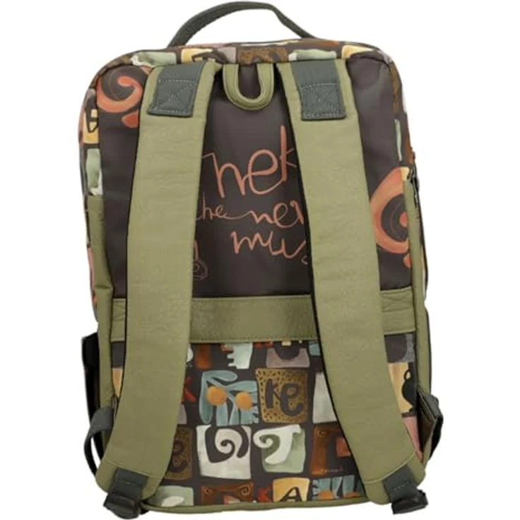 Anekke Muse Travel Backpack, Freizeitrucksack mit Laptopfach, Multicolor, große Fächer und gepolsterte Schultergurte – Bild 2