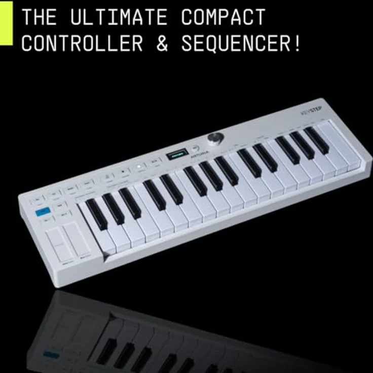 Arturia KeyStep mk2, 32-tastiger MIDI-Controller mit Aftertouch, polyphonem Step-Sequenzer und OLED-Display – Bild 3