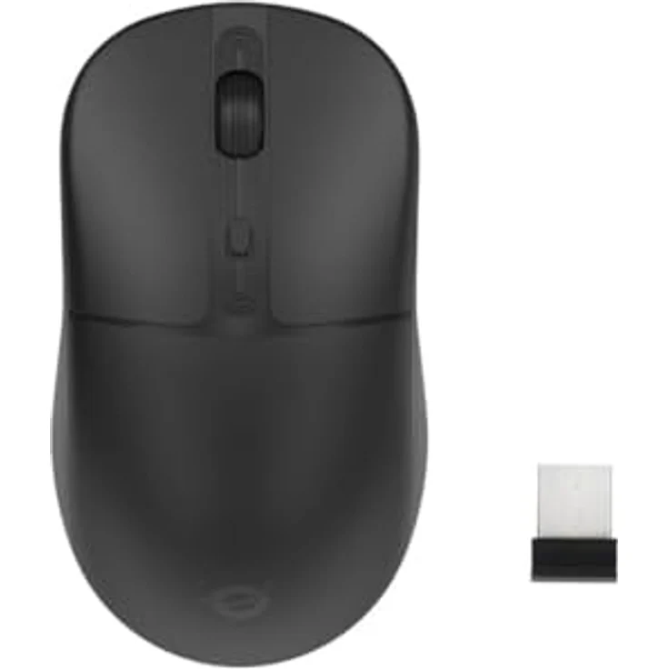 Conceptronic LORCAN04B, Dual-Mode Wireless Maus mit 4 Tasten, Bluetooth 5.2, 2.4GHz, stumm, geeignet für Links- und Rechtshänder – Bild 1