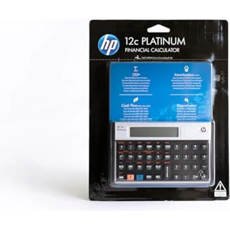 Hewlett Packard HP12C Finanzmathematischer Taschenrechner UPN algebraisch programmierbar Platin – Bild 2