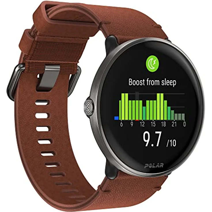 Polar Ignite 3 Titanium – Fitness- und Wellness-Smartwatch mit GPS, Schlafanalyse, AMOLED-Display, 24/7-Activity Tracker, Pulsuhr, Fitness Tracker, personalisierten Trainingseinheiten, M/L – Bild 1