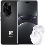 HUAWEI nova 13 Pro, Smartphone, 12+512 GB, 60 MP Ultra-Dual-Porträt-Frontkamera, Fortschrittliche 50 MP Kamera mit Verstellbarer Blende, 100 W Supercharge, Schwarz + FreeBuds 5