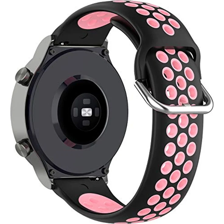 Shieranlee Armband für Huawei Watch GT2 PRO, 22mm Soft Silikon Armband mit schnellem Austauschmechanismus, kompatibel mit YAMAY SW022, Imilab KW66, Haylou RT LS05S, One Plus – Bild 3
