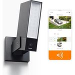 Netatmo NOC-S-AMZ Smarte Überwachungskamera für den Außenbereich, 1080p, 105 dB-Sirene, WLAN, integrierte Beleuchtung, Bewegungserkennung, Nachtsicht, ohne Abonnement, mit zusätzlicher MicroSD-Karte