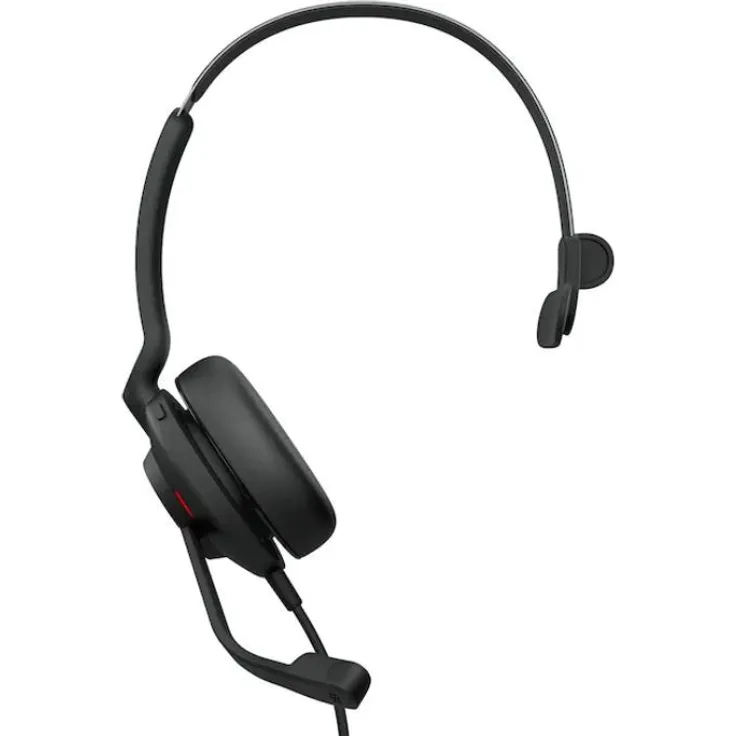 Jabra Engage 50 II Link, schnurgebundenes Mono Headset mit USB-A/USB-C, zertifiziert für Microsoft Teams, drei Mikrofone, Gehörschutz SafeTone™ 2.0