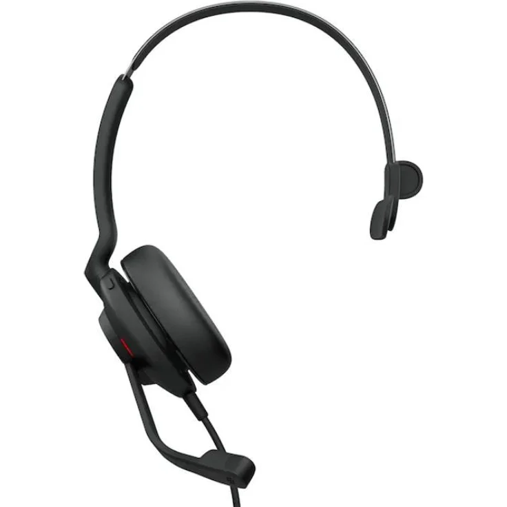 Jabra Engage 50 II Link, schnurgebundenes Mono Headset mit USB-A/USB-C, zertifiziert für Microsoft Teams, drei Mikrofone, Gehörschutz SafeTone™ 2.0