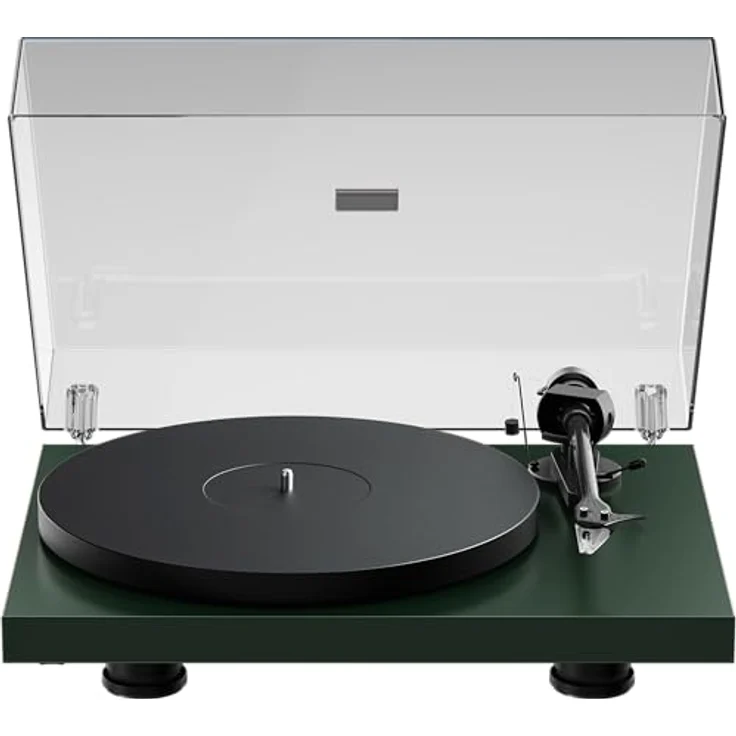 Pro-Ject Debut EVO 2 Plattenspieler, Tannengrün, Riemenantrieb, 33/45 U/min, 8,6" Carbon-Tonarm, höhenverstellbare Füße – Bild 2