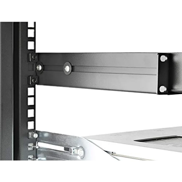 StarTech.com 1U Server Rack Rails with Adjustable Mounting Depth - 4 post - Rack-Schienen-Kit - Rack montierbar - Schwarz - 1U - 48.3 cm (19) – Bild 4