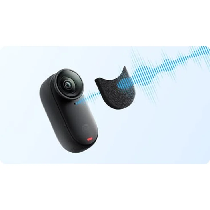 Insta360 GO 3/GO 3S Mic Wind Muff, 4x Mikrofon-Windschutz aus winddichter Baumwolle und Akustikschaum zur Geräuschreduzierung – Bild 5