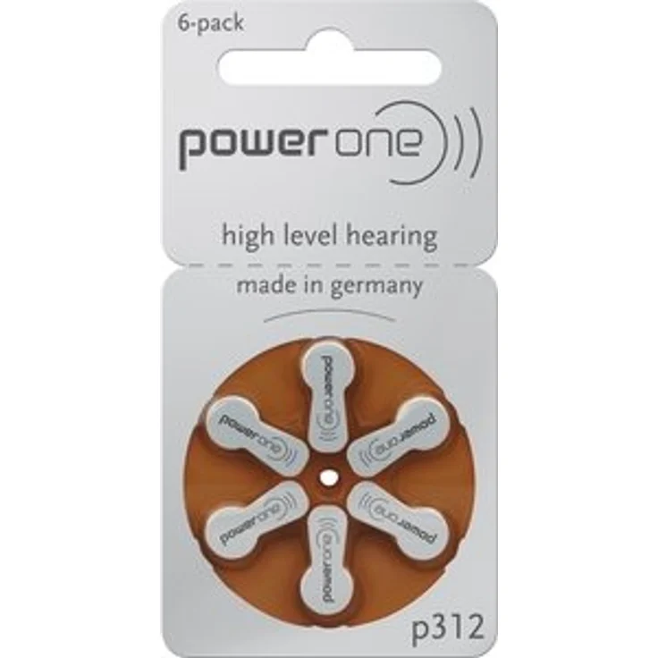 Varta Powerone p312 Hörgerätebatterie (Quecksilberfrei) 6 BATTERIEN – Bild 2
