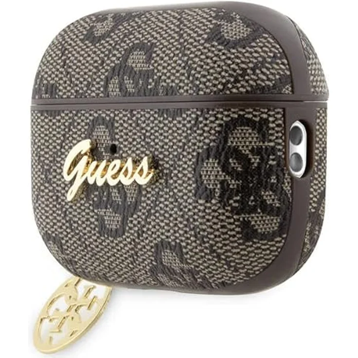 Guess GUAP2G4GSMW AirPods Pro 2 Hülle, Polycarbonat/Kunstleder, Braun, 4G Charm Collection – Bild 3