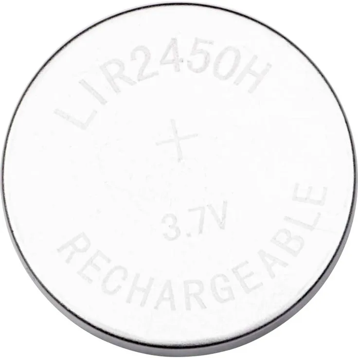 Akyga AKY1962 LIR2450 Li-Ion Knopfzellen-Akku, 200 mAh, 3.7V, für Smartwatches und IoT-Geräte
