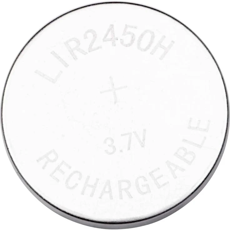 Akyga AKY1962 LIR2450 Li-Ion Knopfzellen-Akku, 200 mAh, 3.7V, für Smartwatches und IoT-Geräte