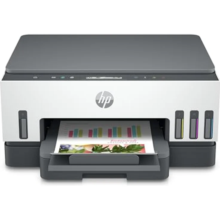 HP Smart Tank 7008, Multifunktionsgerät mit WLAN, Drucken, Scannen, Kopieren, bis zu 15 S./Min. schwarz, 1.200 x 1.200 dpi – Bild 1