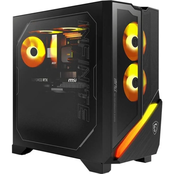 MSI MPG Infinite Z3 9NVVR7-608DE, Gaming-PC mit AMD Ryzen 7 9800X3D, 64GB RAM, 2TB SSD, GeForce RTX 5080, Windows 11 Home, schwarz