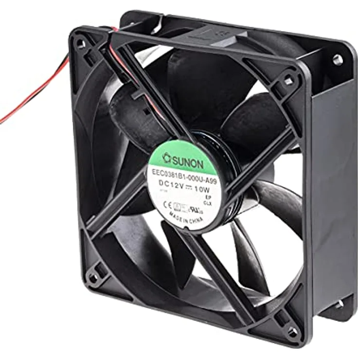 Sunon EEC0381B1-000U-A99 Axiallüfter 12 V/DC 234.46 m³/h (L x B x H) 120 x 120 x 38 mm