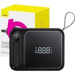 Baseus Car Jump Starter (26800 mAh, 60 W), Powerbank, Schwarzmit integrierter LED-Taschenlampe und Kompass