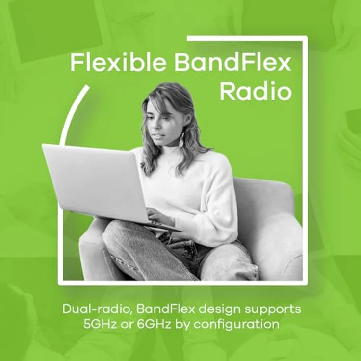 ZYXEL BE6500 WiFi 7 Access Point | Dual-Radio | Dual-optimierte Antenne | Wand-/Deckenmontage | Nebula Cloud-Verwaltung [WBE510D] – Bild 4