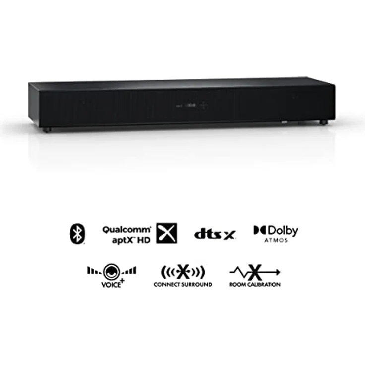 Nubert nuPro XS-8500 RC | Schwarze Soundbar | TV-Lautsprecher mit Bluetooth aptX HD | Soundbase für klare Stimmen | Unterstützt Dolby Atmos und DTS:X | Aktive Soundplate für HiFi & Musikgenuss – Bild 2