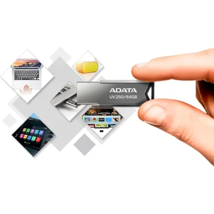 ADATA USB 2.0 Flash Drive UV250 64GB Black – Bild 7