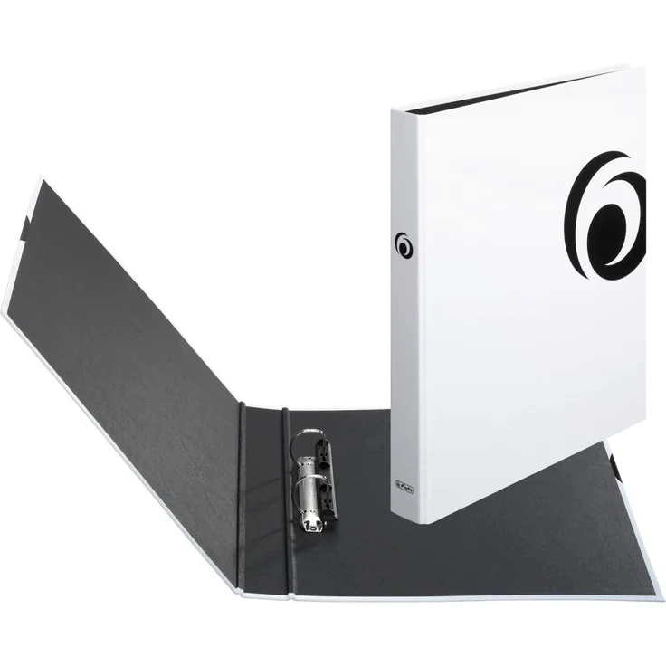 Herlitz Präsentationsordner maX.file Fresh Colour 2-Ring A4 weiß – Bild 1
