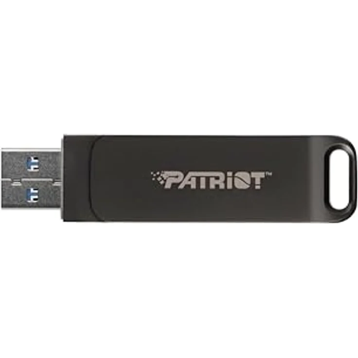 Patriot Memory Patriot Rage R550 32GB USB 3.2 Gen 1 Type-A+C Flash Drive - Keychain Design - Dual-Schnittstelle - PE32GR550DSAD – Bild 2