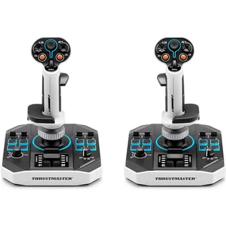 Thrustmaster Sol-R 2 HOSAS Space Sim Duo, 88 Aktionstasten, beleuchteter Joystick, kompatibel mit dem Thrustmaster Ecosystem – Bild 1