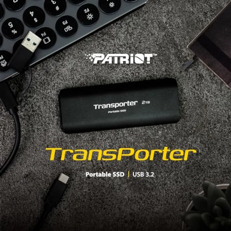 Patriot Transporter PTP2TBPEC Externe SSD-Festplatte (2 TB, Typ C) – Bild 6