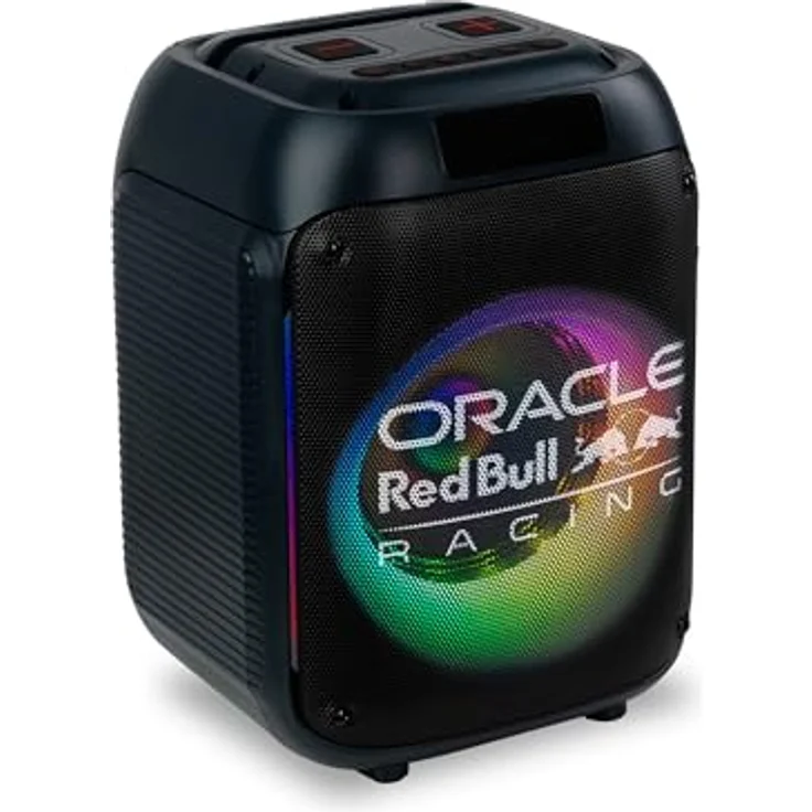 Oracle Red Bull Racing RB-SK250, Bluetooth Lautsprecher mit 40W Leistung, LED-Lichtern, USB, FM, TWS & Fernbedienung – Bild 4