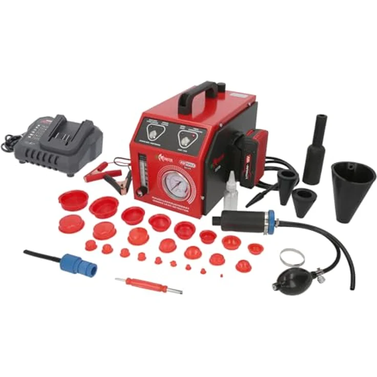 KS Tools Nebelmaschine zur Lecksuche, 2 Ah Akku, 36-tlg, mobil und vielseitig einsetzbar – Bild 1