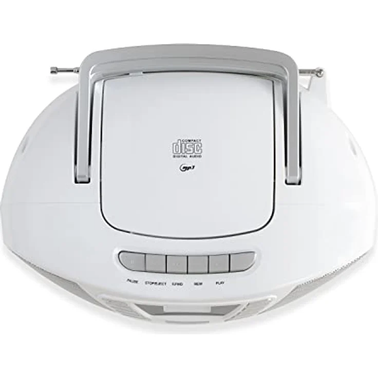 Blaupunkt B 120 WH tragbarer Kinder CD Player mit Bluetooth | Kassettenrekorder Kinder | Hörbuch Funktion | CD-Player mit USB | kleines CD-Radio | Aux In | PLL UKW Radio | Radio mit CD Spieler | Weiß – Bild 3